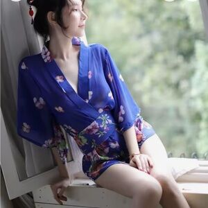 Sexy Kimono with bow belt